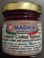 Mängden socker i Colorante rosso alimentare