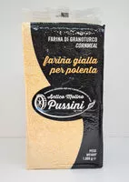 Mängden socker i farina di mais giallo per polenta