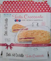 Mängden socker i Torta croccante con more e mirtilli
