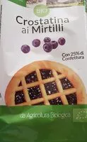 Mängden socker i Crostatina ai mirtilli