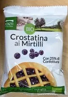 Mängden socker i Crostatina ai Mirtilli
