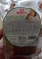 Mängden socker i Panettoncino pere e cioccolato