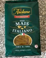 Mängden socker i Solo mais italiano - Eliche