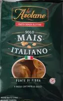 Mängden socker i Pasta senza glutine Solo mais