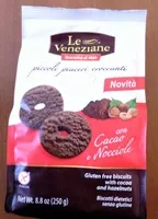 Mängden socker i Biscotti Dietetici senza Glutine con Cacao e Nocciole