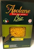 Mängden socker i Ditalini Bio