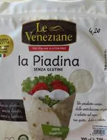 Mängden socker i La piadina senza glutine