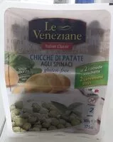 Mängden socker i Chicche di patate agli spinaci , gluten free