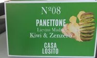 Mängden socker i Panettone kiwi and zenzero