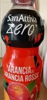 Mängden socker i SanAttiva zero arancia e arancia rossa