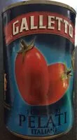 Mängden socker i Tomates Entières Pelées Galletto