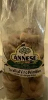 Mängden socker i Taralli al vino primitivo