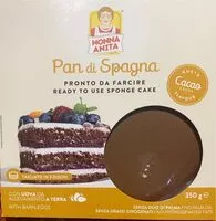 Mängden socker i Pan di spagna