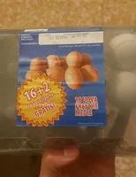 Mängden socker i 18 Uova fresche medie