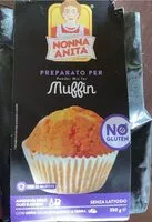 Mängden socker i Preparato per muffin
