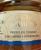 Mängden socker i pesto di tonno con capperi e peperoncino
