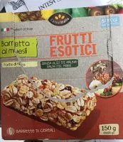 Mängden socker i Barrette al muesli frutti esotici