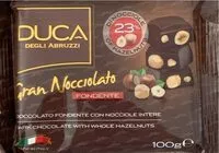 Mängden socker i Cioccolato fondente nocciolato
