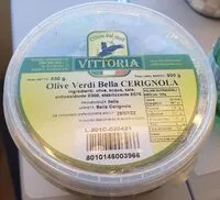 Mängden socker i Olive Verdi Bella CERIGNOLA