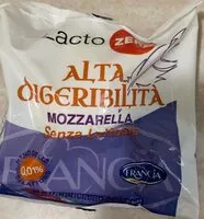 Mängden socker i Mozzarella senza lattosio
