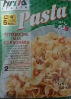 Mängden socker i Fettucine alla carbonara