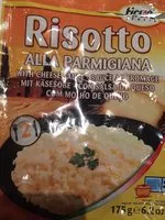 Mängden socker i Parmesaanirisotto