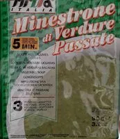 Mängden socker i Minestrone di verdure passate