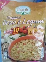Mängden socker i Zuppa di orzo e legumi