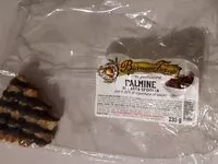 Mängden socker i Palmine di pasta sfoglia