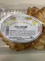Mängden socker i Palmine di pasta sfoglia