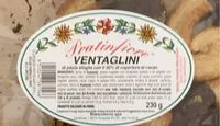 Mängden socker i Pratinfiore ventaglini