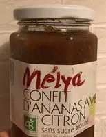 Mängden socker i Confit d'ananas avec citron