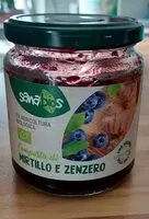 Mängden socker i Composta di mirtillo e zenzero