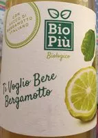 Mängden socker i Ti voglio bere bergamotto