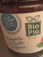 Mängden socker i Composta di frutti di bosco