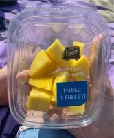 Mängden socker i Mango a cubetti