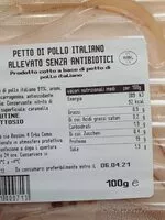 Mängden socker i Petto di pollo origgi