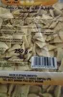 Mängden socker i Pasta all'uovo quadrettini