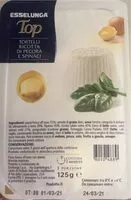 Mängden socker i Tortelli ricotta di pecora e spinaci