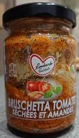 Mängden socker i Bruschetta aux tomates séchées et amandes