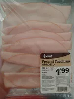 Mängden socker i Fesa di tacchino
