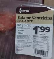 Mängden socker i Salame ventricina piccante