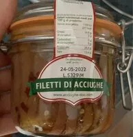 Mängden socker i Filetti di acciughe