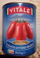 Mängden socker i Tomates entières pelées