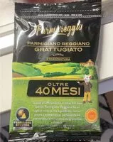 Mängden socker i Parmigiano reggiano 40 mesi