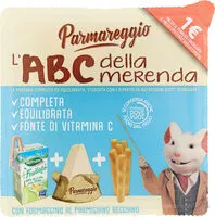 Mängden socker i Labc della merenda con formaggino al parmigiano reggiano