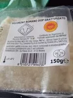 Mängden socker i Pecorino romano grattugiato
