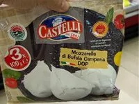 Mängden socker i Mozzarella di bufala campana dop