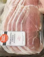 Mängden socker i Prosciutto crudo stagionato