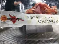 Mängden socker i Prosciutto toscano dop